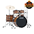 Bateria Tama Imperial Star Coffee Teak Wrap 5 Peças - Imagem 1