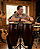 Conga LP City 10 e 11 Pol com Estante Dupla Sian Dark Wood - Imagem 3