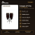 Conga LP City 10 e 11 Pol com Estante Dupla Sian Dark Wood - Imagem 2
