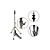 Estante Maquina Chimbal Hi Hat Bateria Premium HS320 - Imagem 2