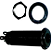 Jack Blindado Preto Para Guitarra E Contrabaixo Stereo T3bk - Imagem 2