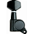 Tarraxa Guitarra 6 Em Linha Blindada Strinberg GM20BK Preta - Imagem 4