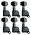 Tarraxa Guitarra 6 Em Linha Blindada Strinberg GM20BK Preta - Imagem 1