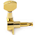 Tarraxa Guitarra 6 Em Linha Blindada Strinberg GM20GD Gold - Imagem 3