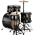 Bateria Premium DX420MBK  C/ Ferragens, Prato, Banco e Pedal - Imagem 2