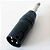 Plug MXT Adaptador XLR Macho Para P10 Macho Mono Metal Preto - Imagem 2