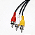 Cabo RCA  3+3 Standart Fechado 1.8Mt MXT - Imagem 4