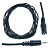 Cabo Extensor MXT Fone P2 Macho X Femea 5 Metros Preto - Imagem 1