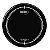 Pele Bateria Williams Target Black Filme Duplo M 0,188 - 22" - Imagem 1