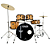Bateria Nagano Onix Smart 22 Completa Koa Design - Imagem 1