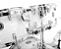 Bateria Nagano Garage Rock MWT 22 14 10 12 16 Modern White - Imagem 3