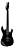 Guitarra Tagima 2H TG-515-BK Escala Escura - Imagem 1