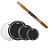 Kit Peles Williams Target Black 10, 12, 16 WC1-14 + Baquetas - Imagem 1