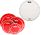 Kit Peles Williams Target Red 10, 12, 16 + WC1 Coated 14" - Imagem 1