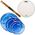 Kit Peles Williams Target Blue 10, 12, 14 WC1 14" + Baquetas - Imagem 1
