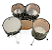 Bateria Tama Superstar Classic CL52KRS-TPB 5 Pc Shell Pack - Imagem 2