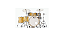 Bateria Pearl Professional Maple Shell Pack E Kit Ferragens HWP-834 - Imagem 1