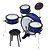 Bateria Infantil Luen Rock Star 4 Peças Azul + Chimbal - Imagem 4