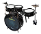 Bateria Infantil Luen Rock Star 4 Peças Preto + Chimbal - Imagem 1