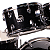 Bateria Acústica Mapex Venus Black Galaxy Sparkle VE5295FT - Imagem 3
