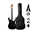 Kit Guitarra Tagima Stratocaster Smart-S Black + Acessórios - Imagem 1