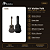 Kit Violão Tagima Folk Slim Non Cut TBW-100 BK Aço + Capa - Imagem 2