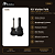 Kit Violão Tagima Folk Cutaway TBW-200 BK Aço + Capa - Imagem 2