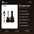 Kit Violão Elétrico Aço Memphis Md18 Folk Preto + Acessórios - Imagem 2