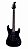 Guitarra Strato Seizi Vintage Budokan Hss All Black Preto - Imagem 1
