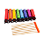 Metalofone Infantil Kidzzo Colorido 8 Barras Avulsas Com Bag - Imagem 5