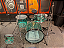 USADO Bateria DW Design Series Acrylic Sea Glass Banco Mapex T-870 - Imagem 2