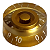 Kit 4 Unidades Knob Les Paul Reto Vintage Gold Strinberg - Imagem 2