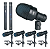 Kit Microfones Para Bateria Dylan DDX-7000 7 Peças Com Case - Imagem 5