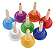 Sinos de Mão 7,5cm Musicais Infantil Colorido Liverpool - Imagem 1