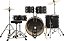 Bateria Acústica Vogga Pulse VPD220 Matte Black Com Pratos - Imagem 2