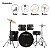 Bateria Acústica Vogga Bumbo 20 Urban Vpd120 Bk Completa - Imagem 4