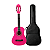 Kit Violão Infantil Vogga Nylon 1/4 VCN30PN Pink + Capa - Imagem 1