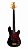 Contrabaixo 5 Cordas Seizi Seido Precision Bass Black Gold - Imagem 1