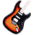 Guitarra Michael Rocker Strato Com Efeitos Black Sunburst - Imagem 2