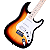 Guitarra Michael Rocker Strato Com Efeitos GMS250 Sunburst - Imagem 2