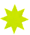 Adesivo Gaffer Fluorescente Amarelo Tam G 1 Un 20x20cm Tesa - Imagem 1