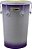 OUTLET Rebolo 50x12 Luen Mulheres Pele Animal Branco/Roxo - Imagem 1