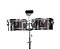 Timbales Em Aço 13/14 Suporte e Cowbell Bauer Torelli KTB248 - Imagem 2