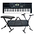 Teclado Roland Revas KB-330 61 + Bag + Suporte X + Banco X - Imagem 1