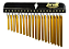 Carrilhao Duplo 36 Barras Alumínio Dourado Torelli TA-306 - Imagem 1