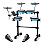 Bateria Eletrônica E-Force Powered Odery EF2-V1 Silver Blue - Imagem 1