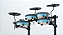 Bateria Eletrônica E-Force Powered Odery EF2-V1 Silver Blue - Imagem 4