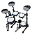 Bateria Eletronica E-Force Powered by Odery EF2.V2 Camaleão - Imagem 1