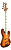 Baixo Ativo Jazz Bass Waldman Gjjf455a Spsb Spalted Sunburst - Imagem 2