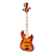 Baixo Ativo Jazz Bass Waldman Gjjf455a Spsb Spalted Sunburst - Imagem 1